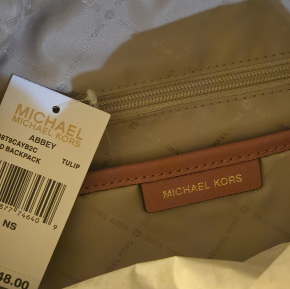 Michael Kors Pink Floral Backpack main image 6